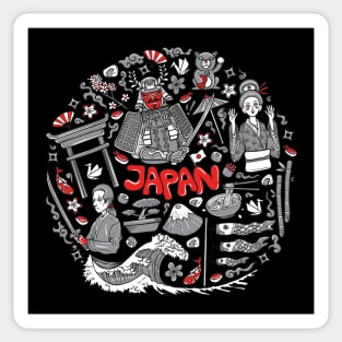 japan culture theme Sticker